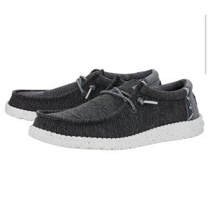 NEW Hey Dude Wally Coastline in Black/White